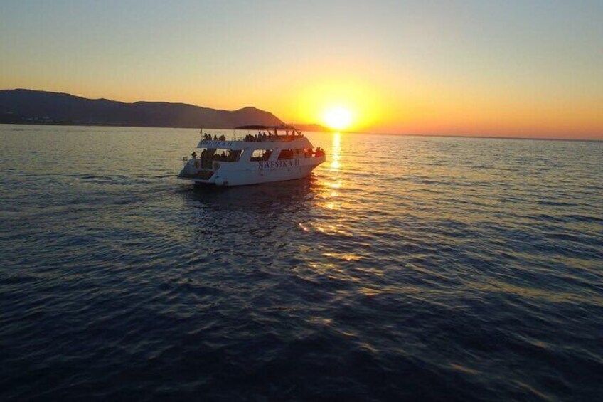 Blue Lagoon Sunset Сruise with BBQ Dinner + Hotel Pick Up From Paphos