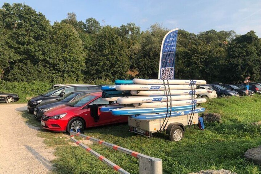 SUP BASIC COURSE Marbach am Neckar - Stand Up Paddling Paddling Adventure Jones Tours
