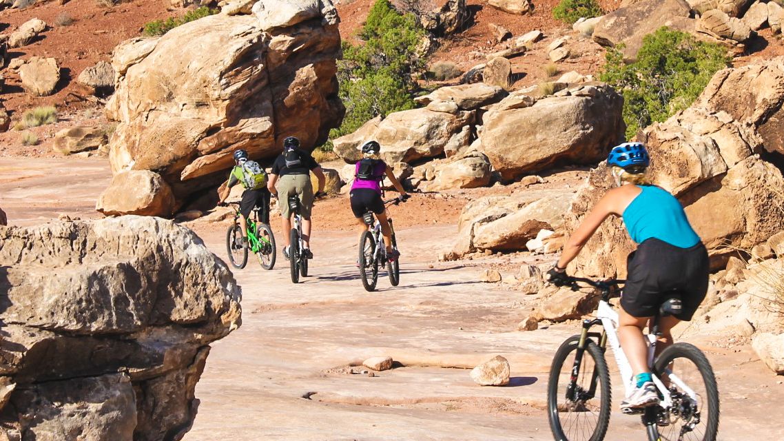 Klondike Bluff Trail Mountain Bike Tour