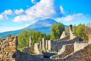 Pompeii & Vesuvius: Small group tour with tickets included