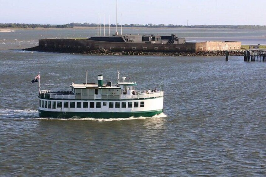 Carolina Belle harbor tour with up close views of Fort Sumter