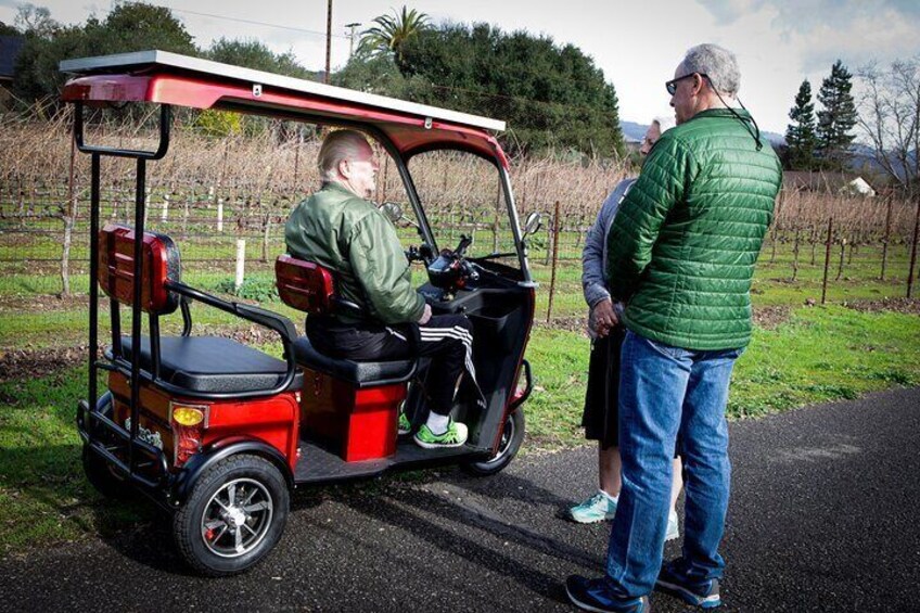 Our low-speed electric vehicles are perfect for all ages.
