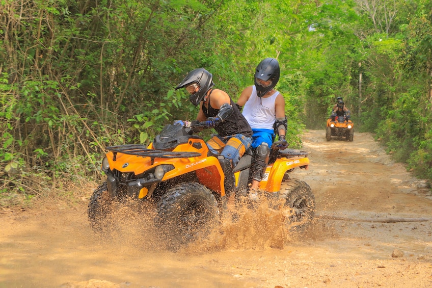 Cancun Half-Day ATV & Ziplining Outdoor Experience