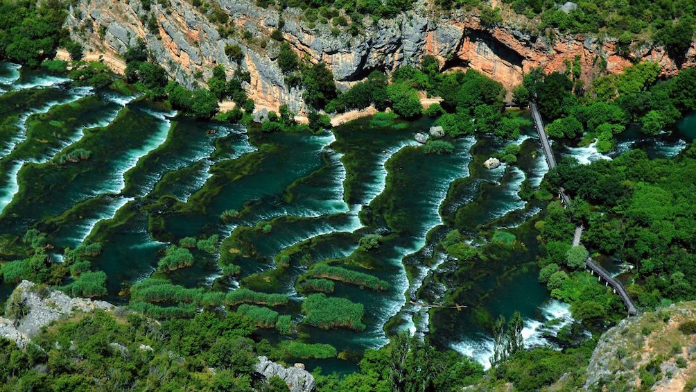 Show item 2 of 8. Aerial view of Krka Waterfalls