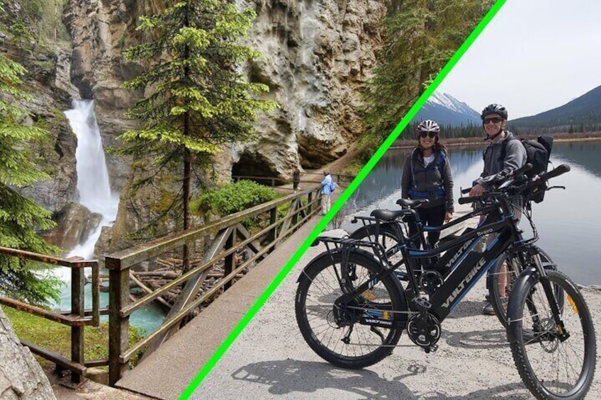 eBike & Hike Johnston Canyon and Bow Valley Parkway