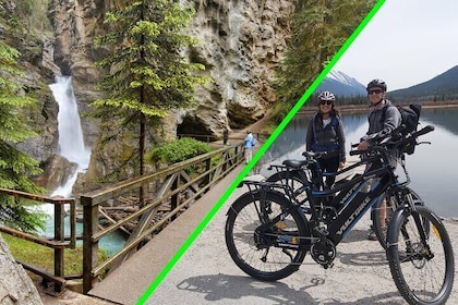 eBike and Hike Banff to Johnston Canyon small group guided programme