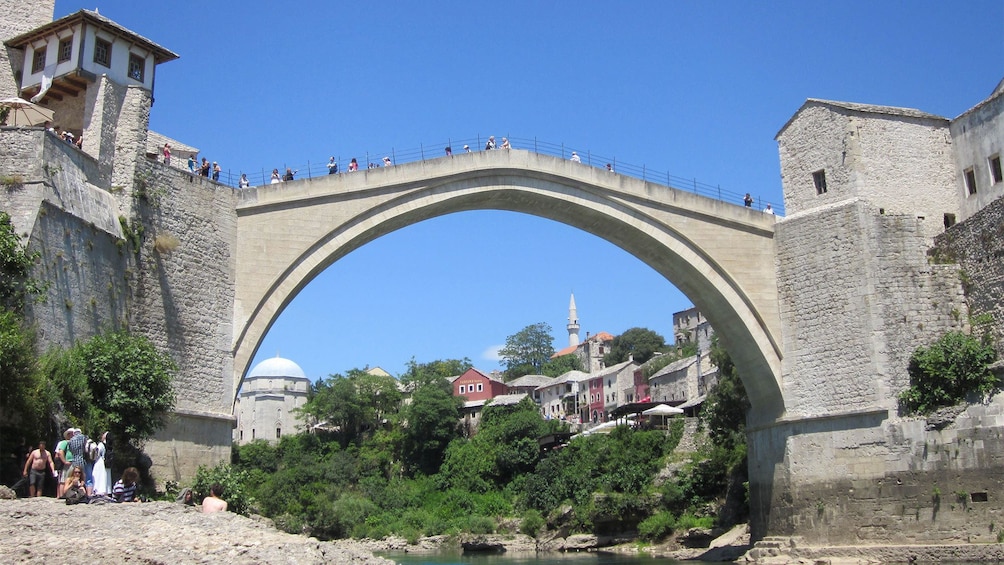 Charger l’élément 3 sur 8. Close up of the Stari Most Arch bridge in Mostar, Bosnia and Herzegovina
