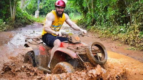 ATV, kabelbanen en Maya Cenote Extreme-ervaring