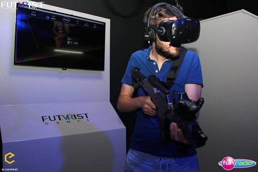 Virtual Zone - Virtual reality experience in Brussels - Futurist Games