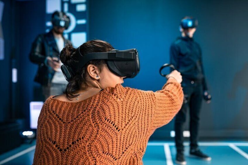 Virtual reality adventure in Brussels in Virtual Zone