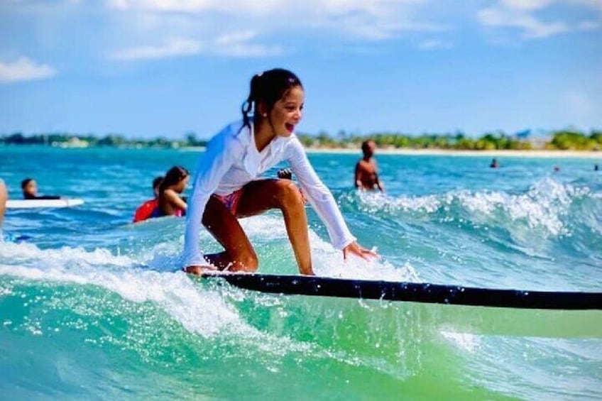 One of our little surfers!