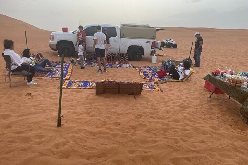 Red Sand Dunes from Riyadh