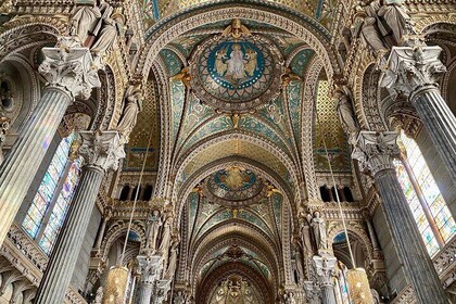 Audio-guidet tur til La Fourvière og den hellige bakke