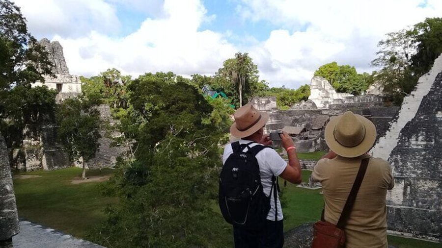 Tikal from Flores or Mundo Maya Airport with transportation, local guide and lunch