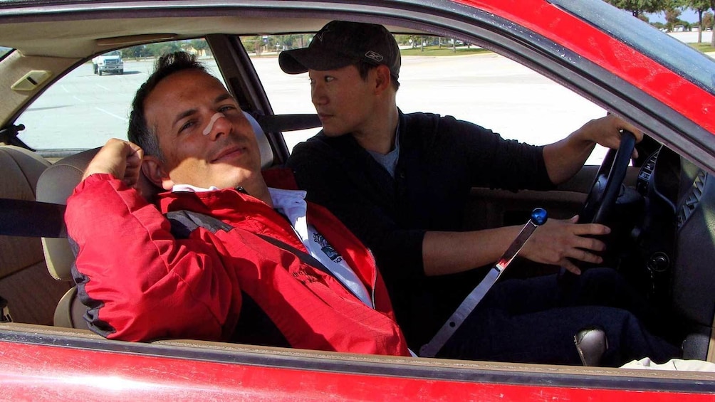 Show item 5 of 5. driving stunt car with instructor in Ontario