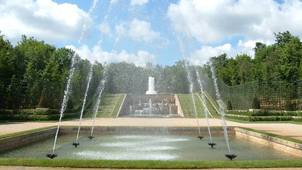 water fountains at Versailles in Paris