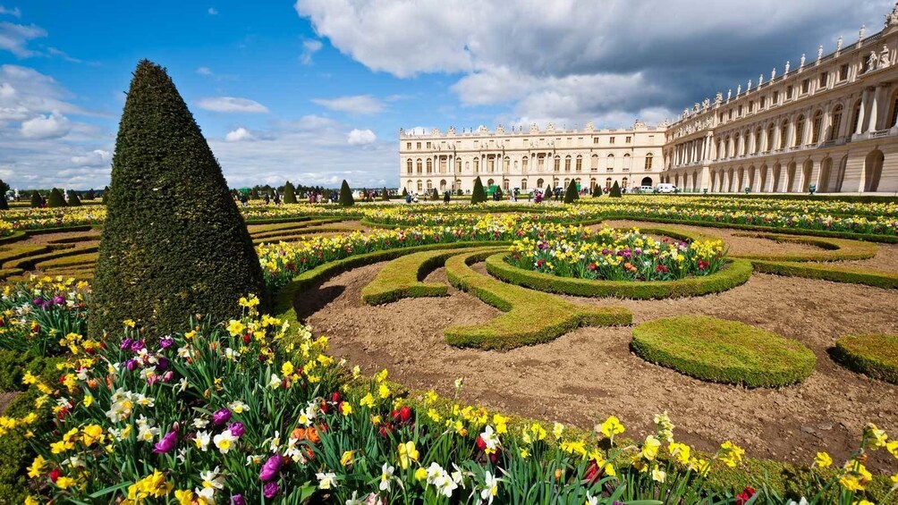 cured garden outside of the Versailles