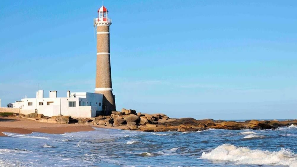 Lighthouse seen on the Punta del Este City Tour in Montevideo, Uruguay