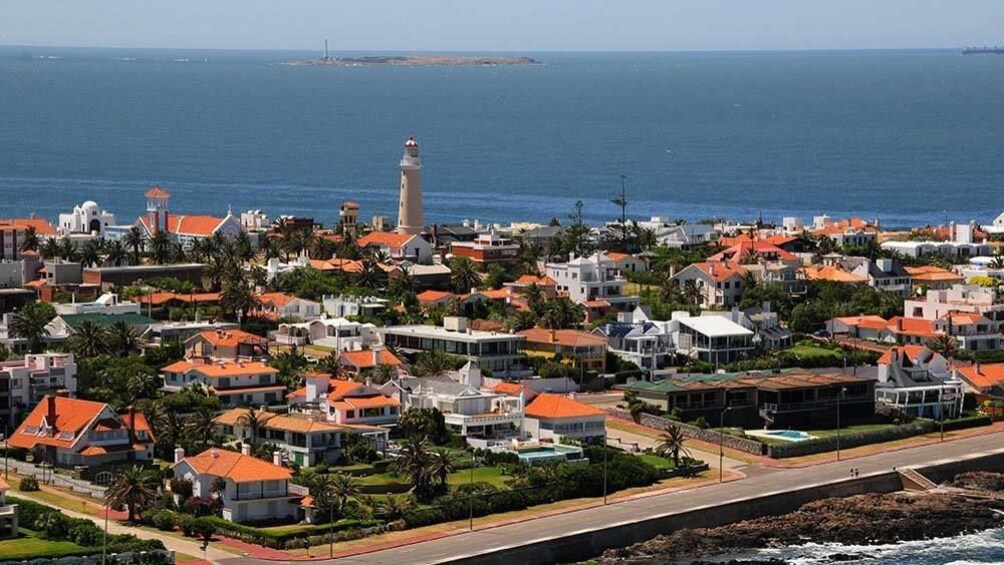 Panoramic city view of Montevideo, Uruguay