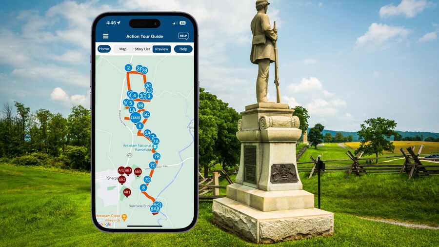 Antietam National Battlefield Self-Guided Driving Audio Tour