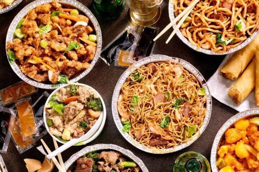 Chinese Food Set up