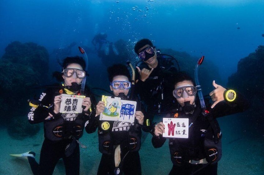 Kenting Taiwan Diving-PADI International Diving License Open Water Chinese Course for Beginner Diver