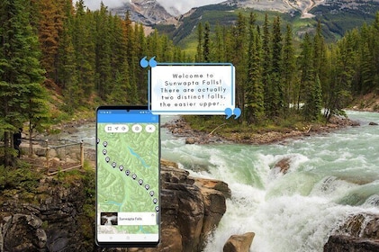 Icefields Parkway : une visite guidée audio sur smartphone