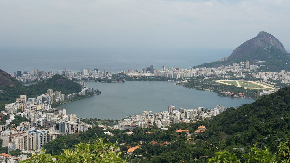 Aerial panoramic view of Rio de Janeiro