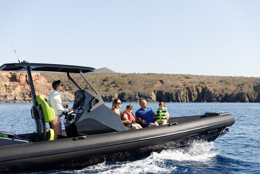 Three Greek Islands Full-Day Private Luxury Boat Tour