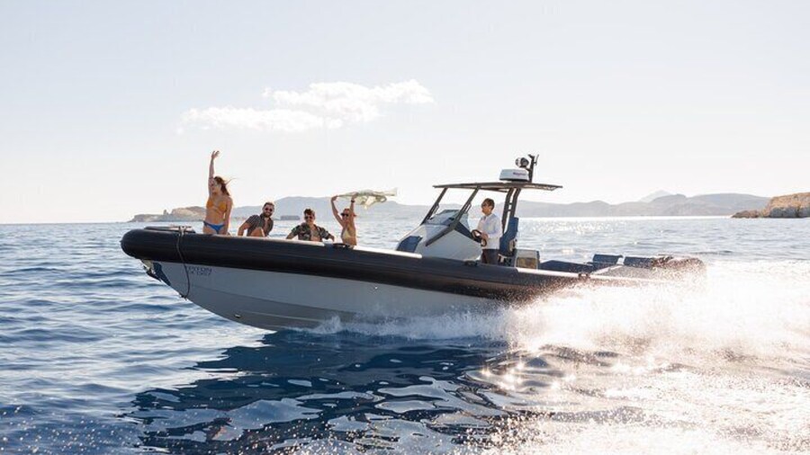 Three Greek Islands Full-Day Private Luxury Boat Tour