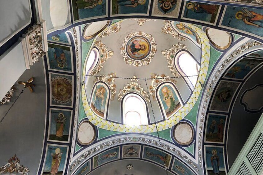 The Aya Elena Church from inside