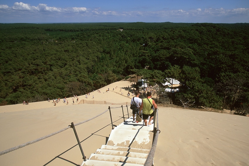Arcachon Bay and Pilat Sand Dune from Bordeaux