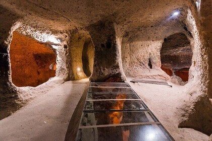Private kaymakli Underground City, Cavusin and Pottery Tour