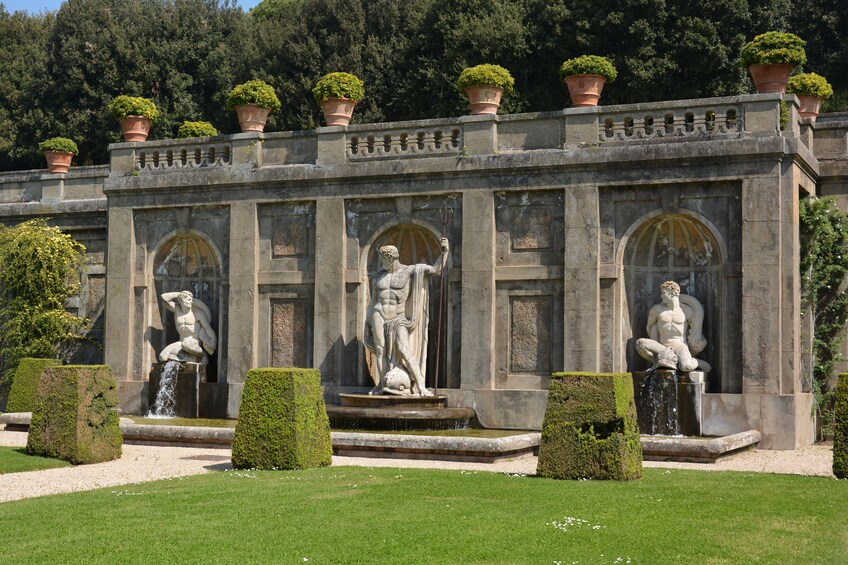 Pontifical Villa Gardens at Castel Gandolfo minibus