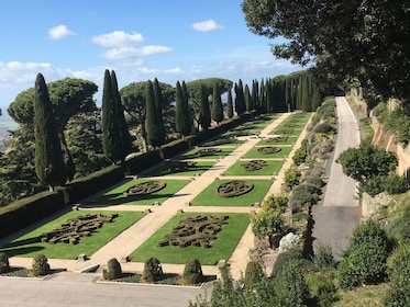 Pontifical Villa Gardens at Castel Gandolfo minibus