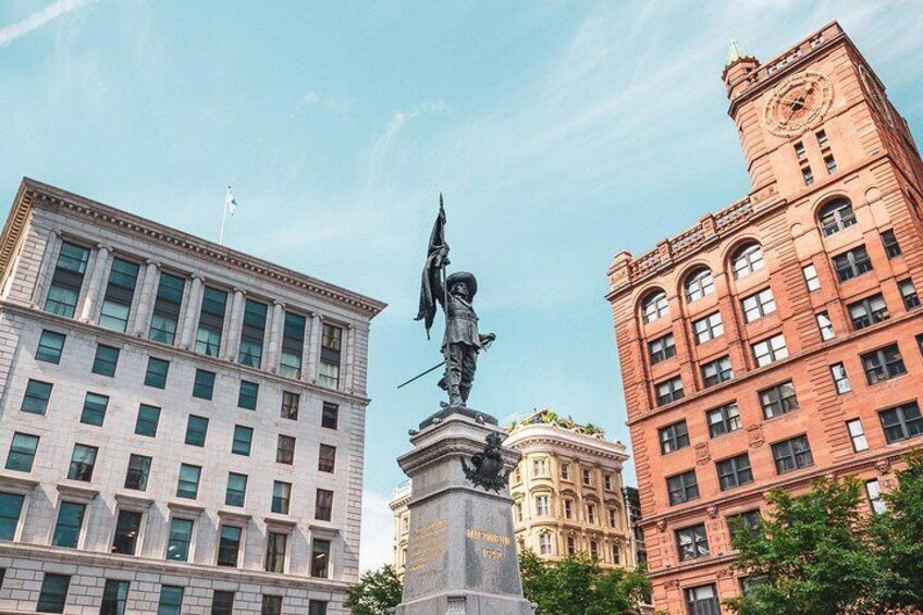 Place d'Armes in Old Montreal