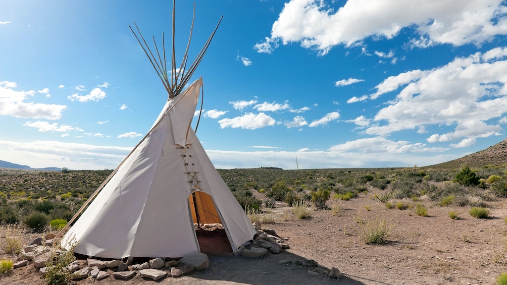 Native American teepee at the Grand Canyon
