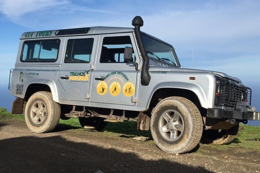 Explore different trails at Sete Cidades Volcano on Half-Day Tour 4x4 jeep