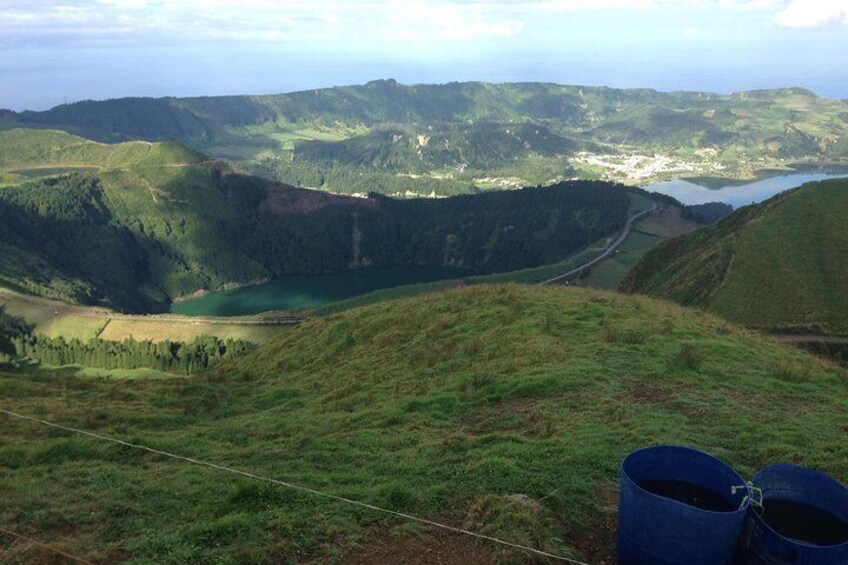 Explore different trails at Sete Cidades Volcano on Half-Day Tour 4x4 jeep