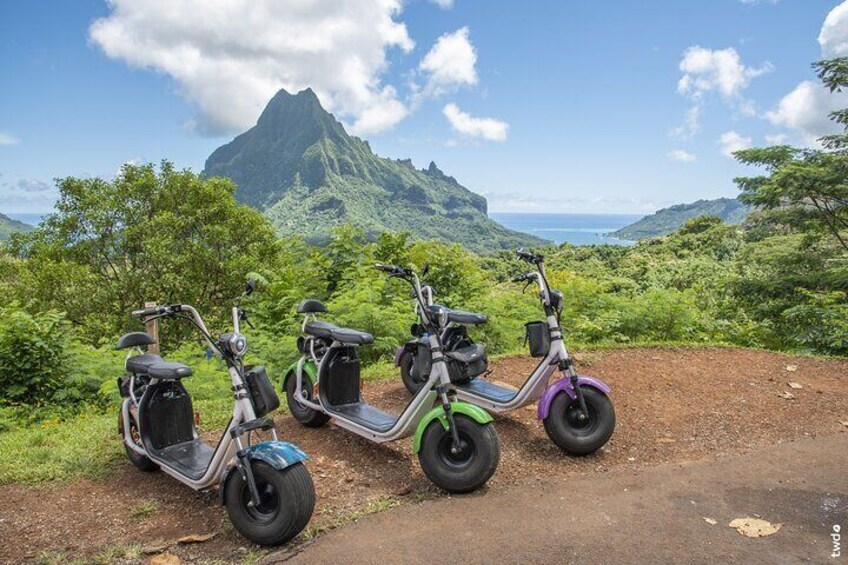 Private Electric Scooter Tour of Moorea Island