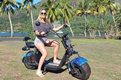 Tour DE Moorea EN electric citycoco (EN autonomy)