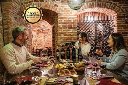 Visite des vins du Val d'Orcia Brunello avec Montalcino et Montepulciano