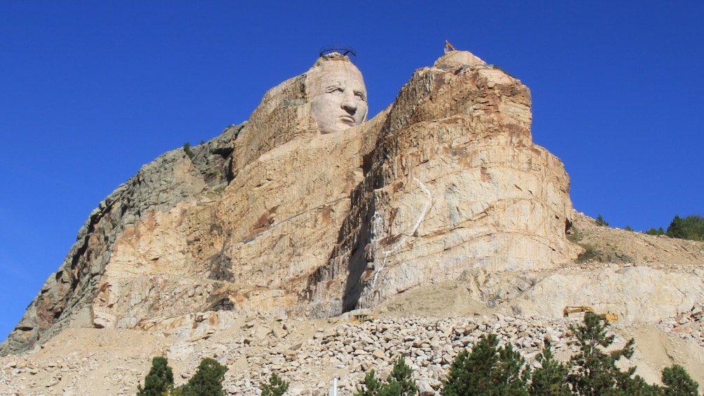 Crazy Horse sculpture