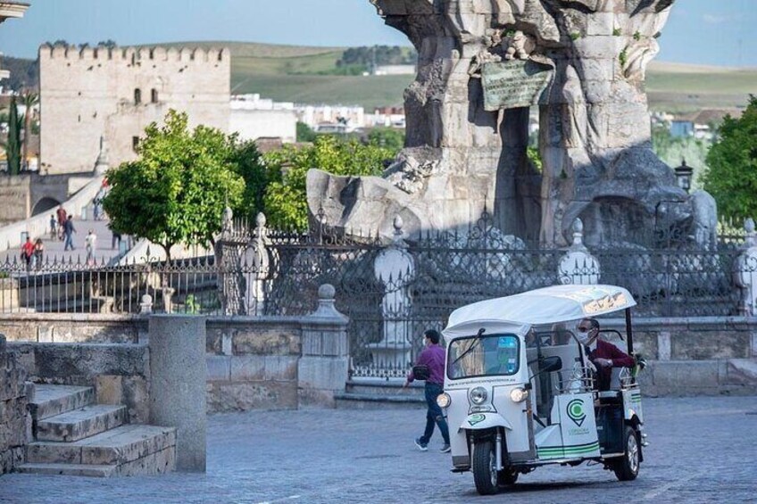 Tuk tuk route through Córdoba