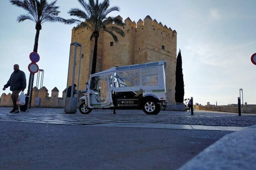 Tuk tuk route through Córdoba