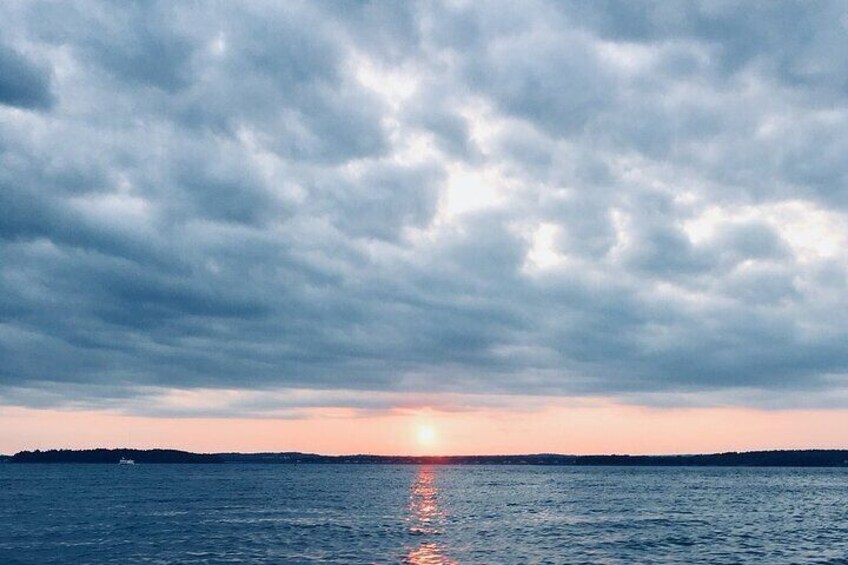 Sunsets are so much more incredible on the water!