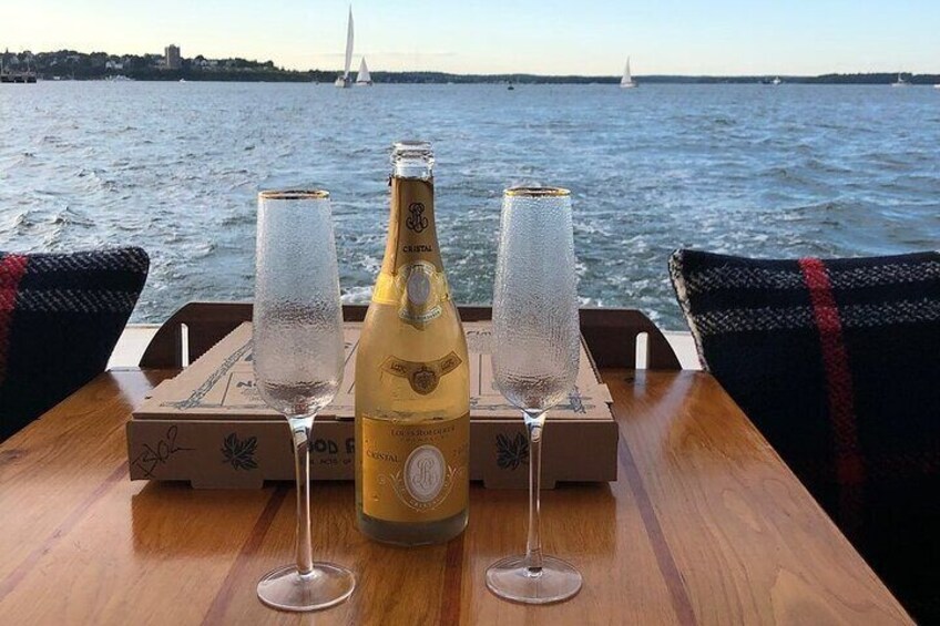 Local beer and imported wines and Champagne available for purchase on all charters.