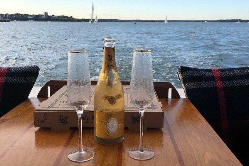Local beer and imported wines and Champagne available for purchase on all charters.