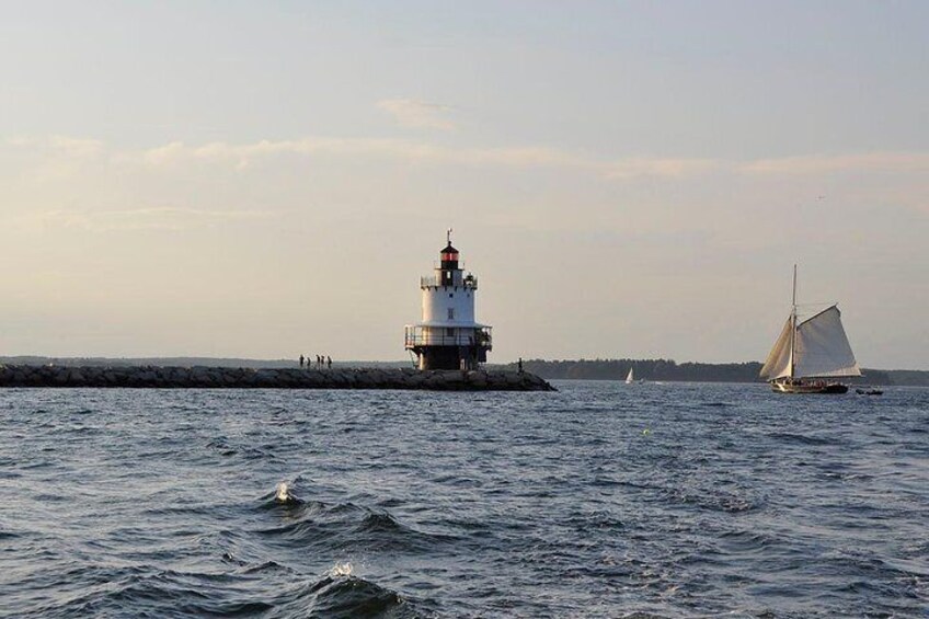 Private Lighthouse Sightseeing Charter on a Vintage Lobster Boat