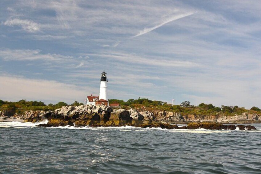 Private Lighthouse Sightseeing Charter on a Vintage Lobster Boat